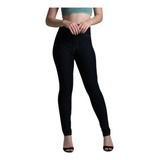 Calça Jeans Feminina Cintura Alta Elastano