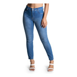 Calça Jeans Feminina Sawary Original Levanta Bumbum Lycra