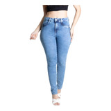 Calça Jeans Feminina Skinny Sawary Levanta Bumbum 