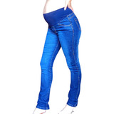 Calça Jeans Gestante Skinny Lycra Confort