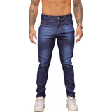 Calça Jeans Masculina Skinny C/ Lycra