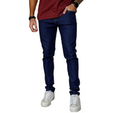 Calça Jeans Masculina Skinny Com Lycra Lisa Básica Original