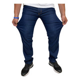 Calça Jeans Masculina Tradicional Com Elastano