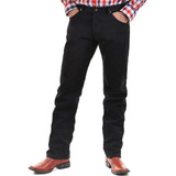 Calça Jeans Masculina Wrangler 13m De Brim Preto 13mwzwk36pr