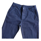 Calça Jeans Pininfarina Tradicional Bolso Faca Azul Escuro