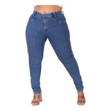 Calça Jeans Plus Size Basica Lisa