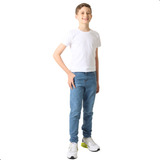 Calça Jeans Skinny Masculina Infantil Lycra Juvenil Elastano