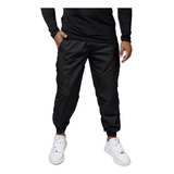 Calça Jogger Corta Vento Impermeável Lisa Sem Estampa