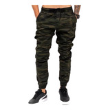 Calça Jogger Jeans Masculina Barata Com Bolsos