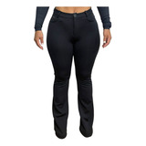 Calça K2b Flare Cintura Alta Cós Largo Original Tecido Gross