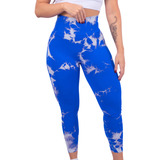 Calça Legging Empina Levanta Bumbum Tie Dye Fitness Academia