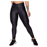 Calça Legging Fitness Academia Empina Bumbum Cirrê Bolha 3d