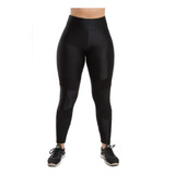 Calça Legging Fitness Cirre Brilho Feminina 9108 Legs