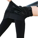 Calça Legging Flanelada Termica Antifrio - Tecido Suplex