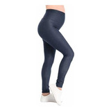 Calça Legging Imita Jeans Gestante Dins