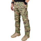 Calça Masculina Bélica Tática Multiforce Camuflada Multicam