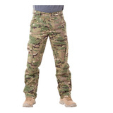 Calça Masculina Militar Tática Camuflada Reforçada