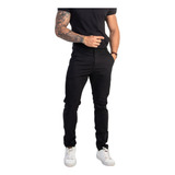 Calça Masculina Sarja Alfaiataria Skinny Social