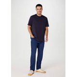 Calça Masculina Slim Em Jeans De Moletom Hering