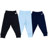 Calça Mijão Confort Kit 3 Pçs Cós Alto Sem Elástico Suedine