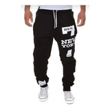 Calça Moletom Slim Jogger New York Plus Size G1 G2 G3