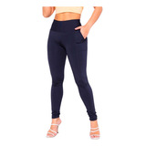 Calça Montaria Gorgurao Legging Feminina Tecido Grosso Bolso
