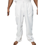 Calça Oxford Em Poliéster Uniforme Profissional Trabalho