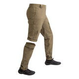 Calça Pesca Vira Bermuda Cores Mar Negro Proteção Solar 50+!