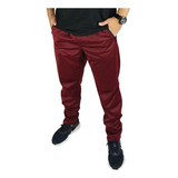 Calça Plus Size Moletom Helanca Felpa Quente Masc. Cor Vinho