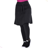 Calça Saia Fitness Evangelica Moda Cristã Exercicios 