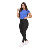 Calça Saia Fitness Moda Evangélica Atividades Linda Discreta