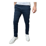 Calça Sarja Masculina Azul Marinho Slim