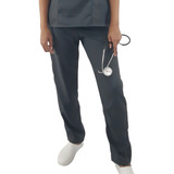 Calça Scrub Cinza Chumbo Gabardine