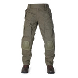 Calça Tática Com Joelheira Combat F3 Ripstop Forhonor Verde