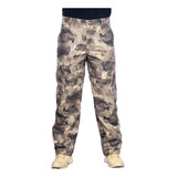 Calça Tática Masculina 6 Bolsos. Rip Stop Verde Fox Boy.