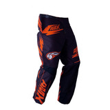 Calça Trilha Amx Classic Duo Motocross Downhill Laranja
