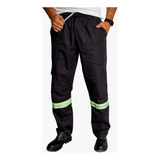 Calça Uniforme Fardamento Brim Obra Construção Mecânico 38