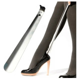 Calçadeira De Sapatos Aço Inox Longa Calçador Grande 30cm