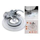 Calcador Sapata Circular Fazer Ponto Flor Costura Patchwork