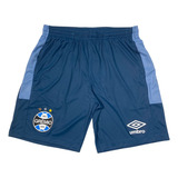 Calção Masc Umbro Grêmio Treino Ct 2023 Com Bolso 