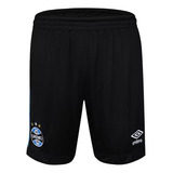 Calção Masculino Umbro Grêmio Oficial 1 2024 Preto