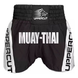Calção Short Muay Thai Premium Br - Preto/branco