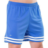 Calção Shorts Masculino Plus Size Futebol M Ao Eg4 Azul Roya