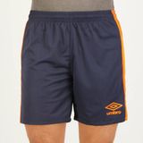 Calção Umbro Elite Marinho E Laranja