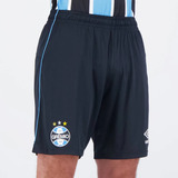 Calção Umbro Grêmio Oficial 1 2024 Preto