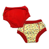 Calcinha Algodão Desfralde Absorvente 2unds Eco&play Confeti