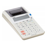 Calculadora Básica Casio Hr-8rc Branca C/ Bobina Impressora Cor Branco