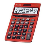 Calculadora Casio Jf-200tv - Vermelho,12 Dígitos