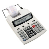 Calculadora Com Bobina 12 Digitos, Impressão Bicolor Mr-6125 Cor Branco