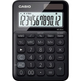 Calculadora De Mesa Casio My Style Ms-20uc De 12 Dígitos, Cor Preta